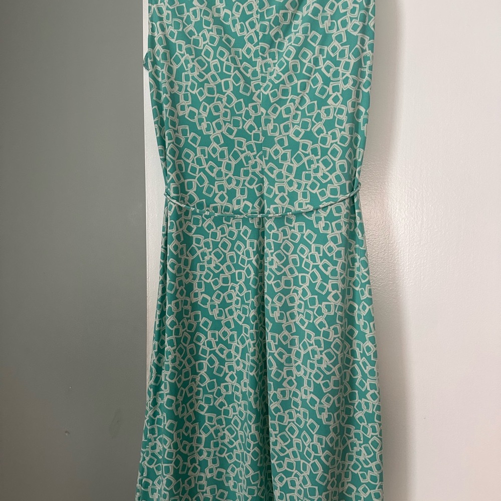 Merona Teal Geometric Print Dress